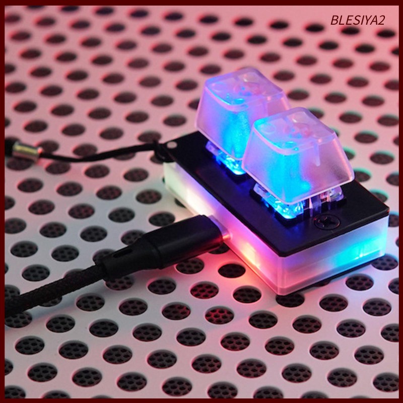 Bàn phím 2 nút có đèn nền RGB để chơi game tiện lợi