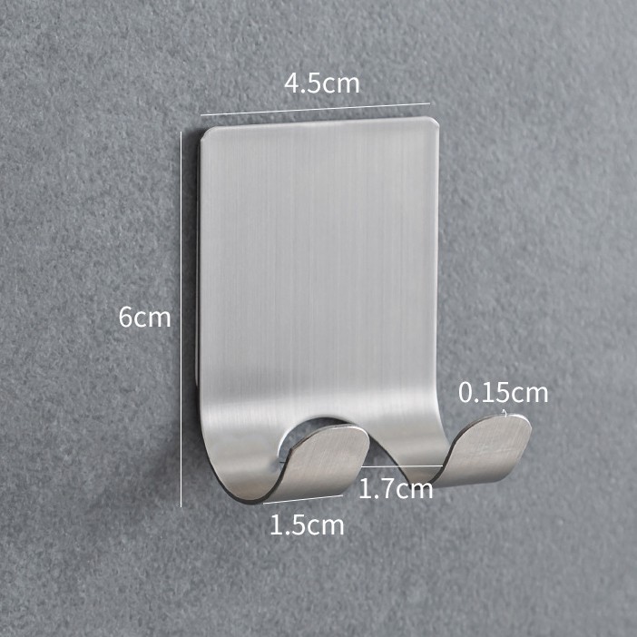 [ 𝐂𝐎𝐌𝐁𝐎 ] Móc Dán INOX Giá đỡ điện thoại Dán Tường Gạch, Men, Siêu Dính, Móc Dán Đỡ dao cạo