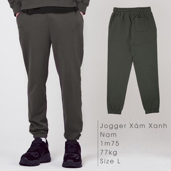Quần Jogger Thun Nam Unisex Bo Chun Form Hàn Quốc Thể Dục Thể Thao vải da cá dầy dặn Chính Hãng MVR&amp;AKI