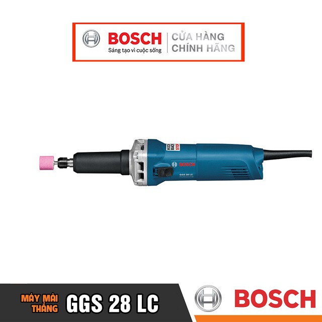 [CHÍNH HÃNG] Máy Mài Thẳng Bosch GGS 28 LC (6MM-650W) Giá Đại Lý Cấp 1, Bảo Hành Tại Các TTBH Toàn Quốc