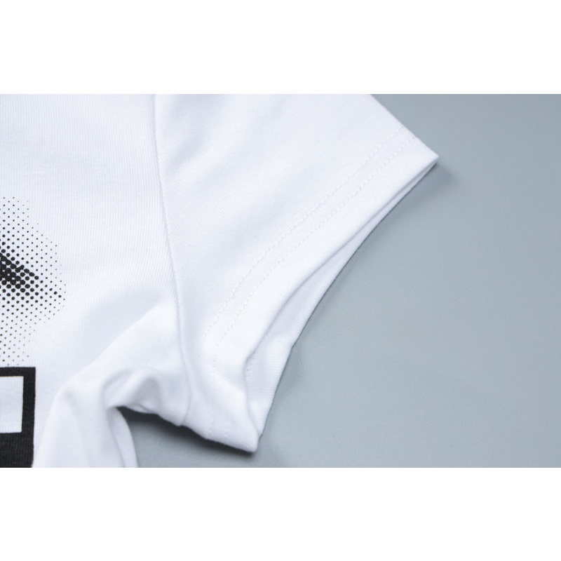 Áo Thun Ngắn Tay Cổ Tròn In Chữ Cá Tính Theo Phong Cách Đường Phố Dành Cho Nữ