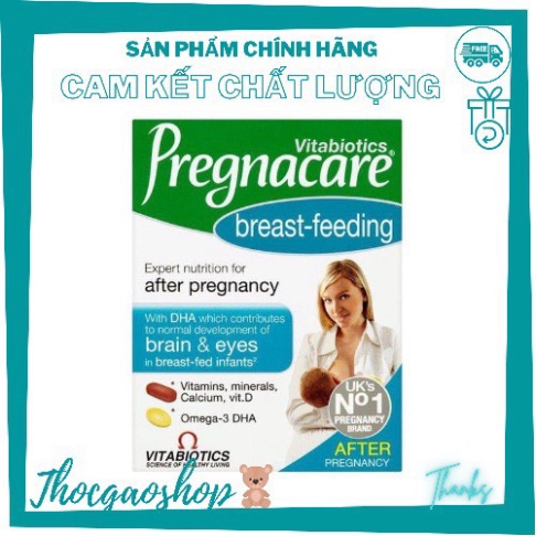 Vitamin bú Pregnacare 84 viên chính hãng Vitabiotics nội địa UK