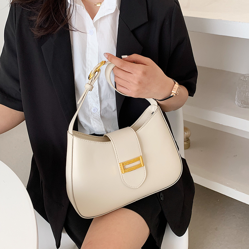 Ielgy Niche Túi Xách Đeo Vai Màu Trắng Thời Trang Mùa Hè Phổ Biến