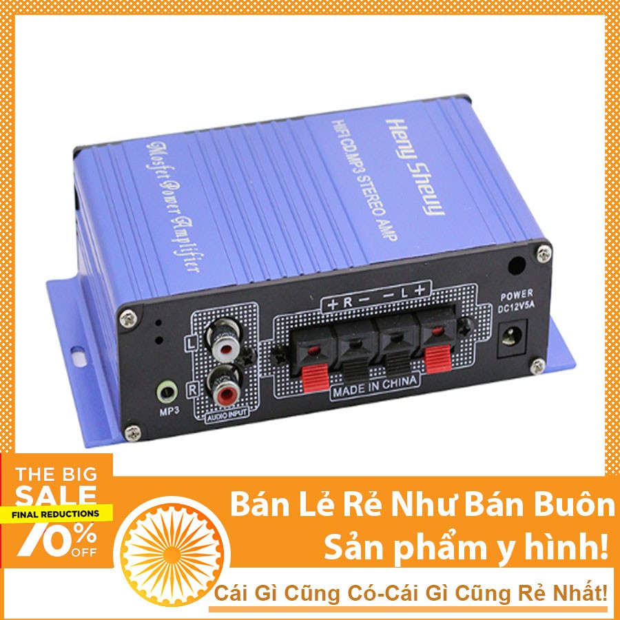 Âm Ly Khuếch Đại Âm Thanh HS9004 35W+35W 12VDC 5A