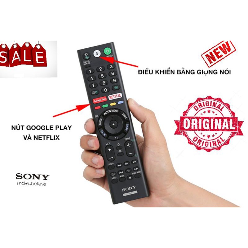 Điều Khiển Tivi Sony Tìm Kiếm Giọng Nói RMF_ TX310P Mới 💯%