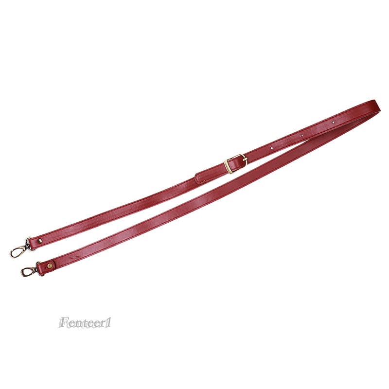 [Fenteer1] Túi Xách Da Màu Cà Phê Có Móc Đeo Thắt Lưng DIY