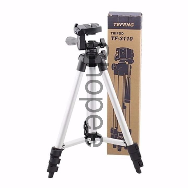 Chân Máy Chụp Hình Tripod 3110 + Đầu Kẹp Điện Thoại Good