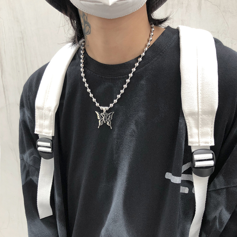 Dây chuyền mặt hình bướm phong cách hip hop thời trang cá tính 23014