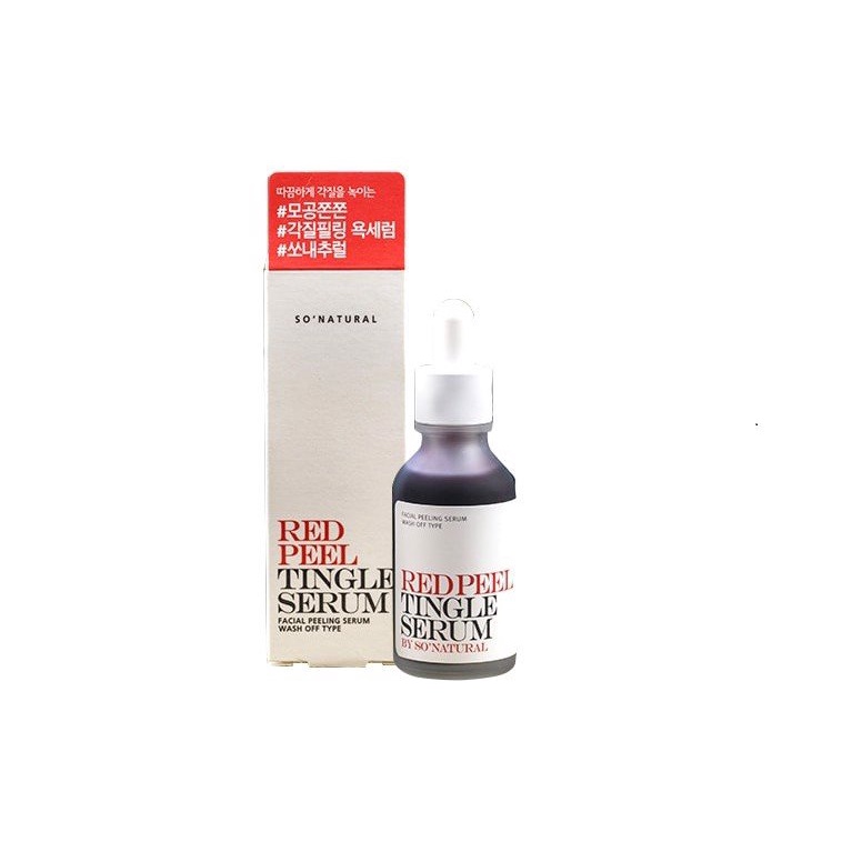 Serum Tái Tạo Phục Hồi Da Sinh Học So Natural Red Peel Tingle Serum _ So Natural Chính Hãng