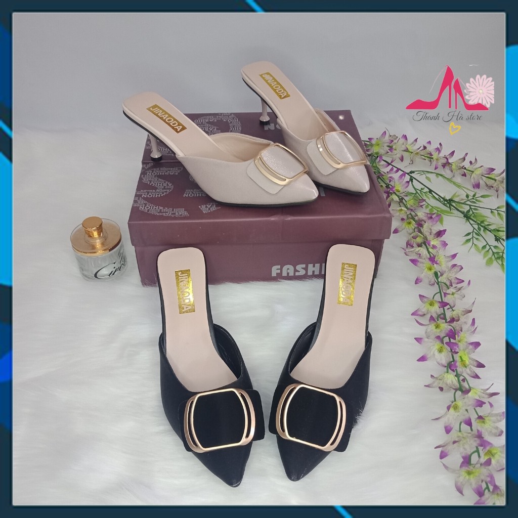 Sục nữ 💝 FREESHIP 💝giày sục nữ JINAODA cao cấp gót nhọn 7cm , chất liệu đặc biệt trẻ trung , sang trọng | BigBuy360 - bigbuy360.vn