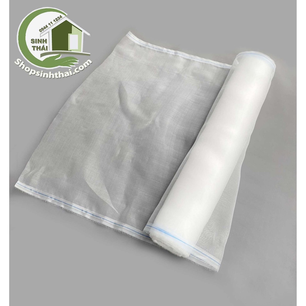Lưới mùng trắng chặn côn trùng chống muỗi - lưới bảo vệ cây trồng - khổ 1,15m