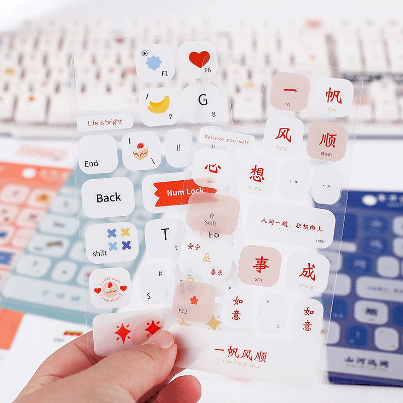 Dễ Thương Sticker Dán Trang Trí Sổ Tay Hình Cô Gái Xinh Xắn