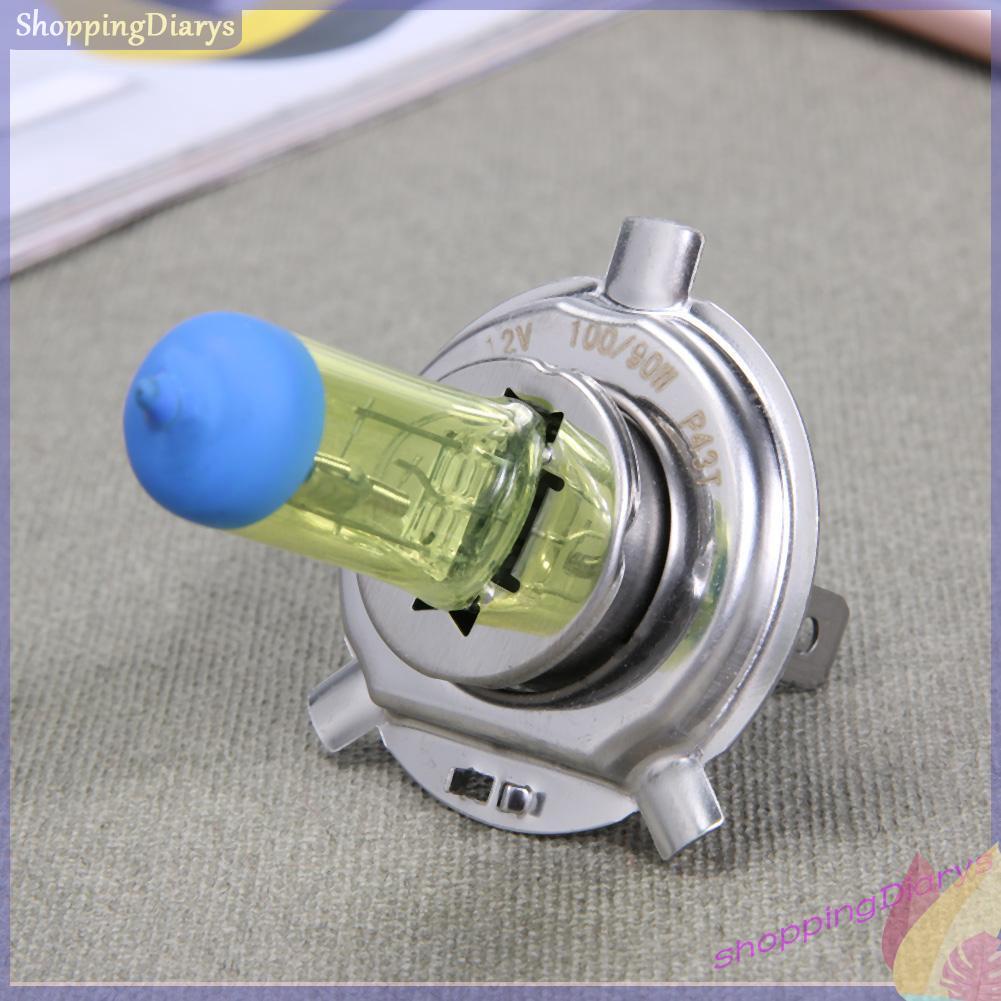1 Bóng Đèn Pha Halogen H4 3000k 100w Ánh Sáng Vàng Cho Xe Hơi