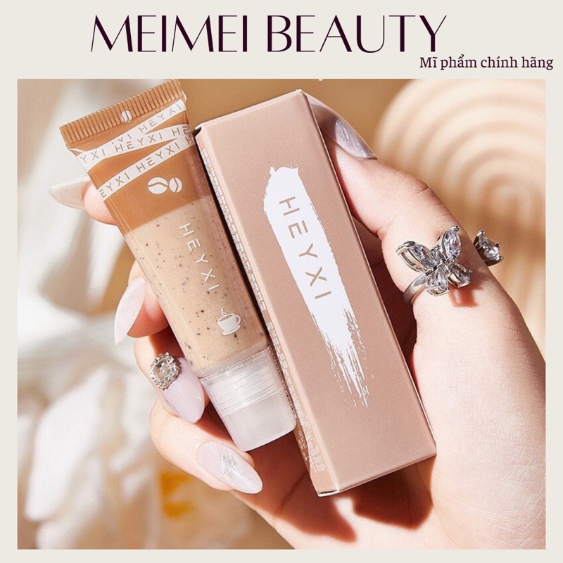 Tẩy da chết môi Heyxi Cafe 15G MeiMei Beauty