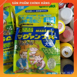 Phân tan chậm Nhật trắng Magamp K 6-40-6-15 gói 600g