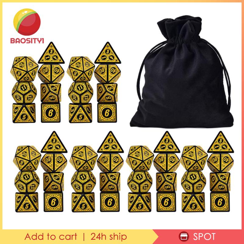 Set 42 Túi D4-D20 Dùng Để Chơi Game DND MTG