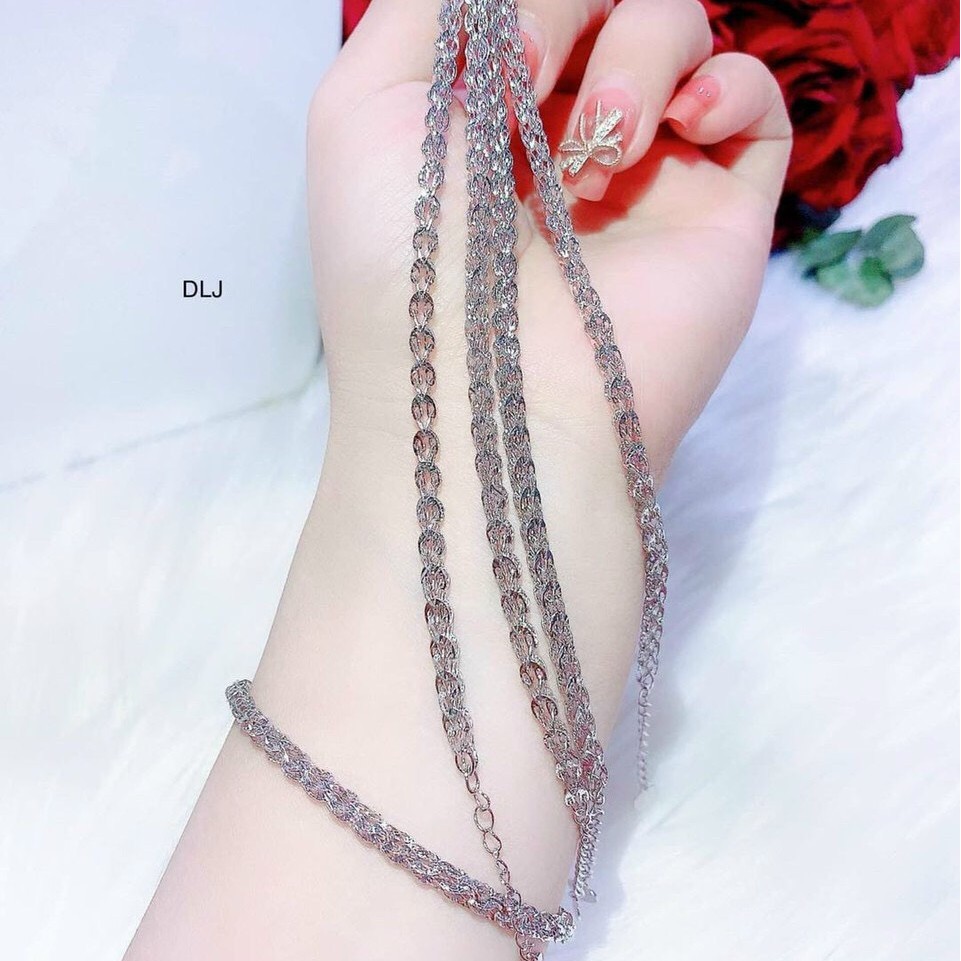 Vòng tay nữ, lắc tay bạc dây phụng thời trang cao cấp V2352