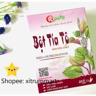 Bột tía tô sấy lạnh nguyên chất Rauta hộp 40g