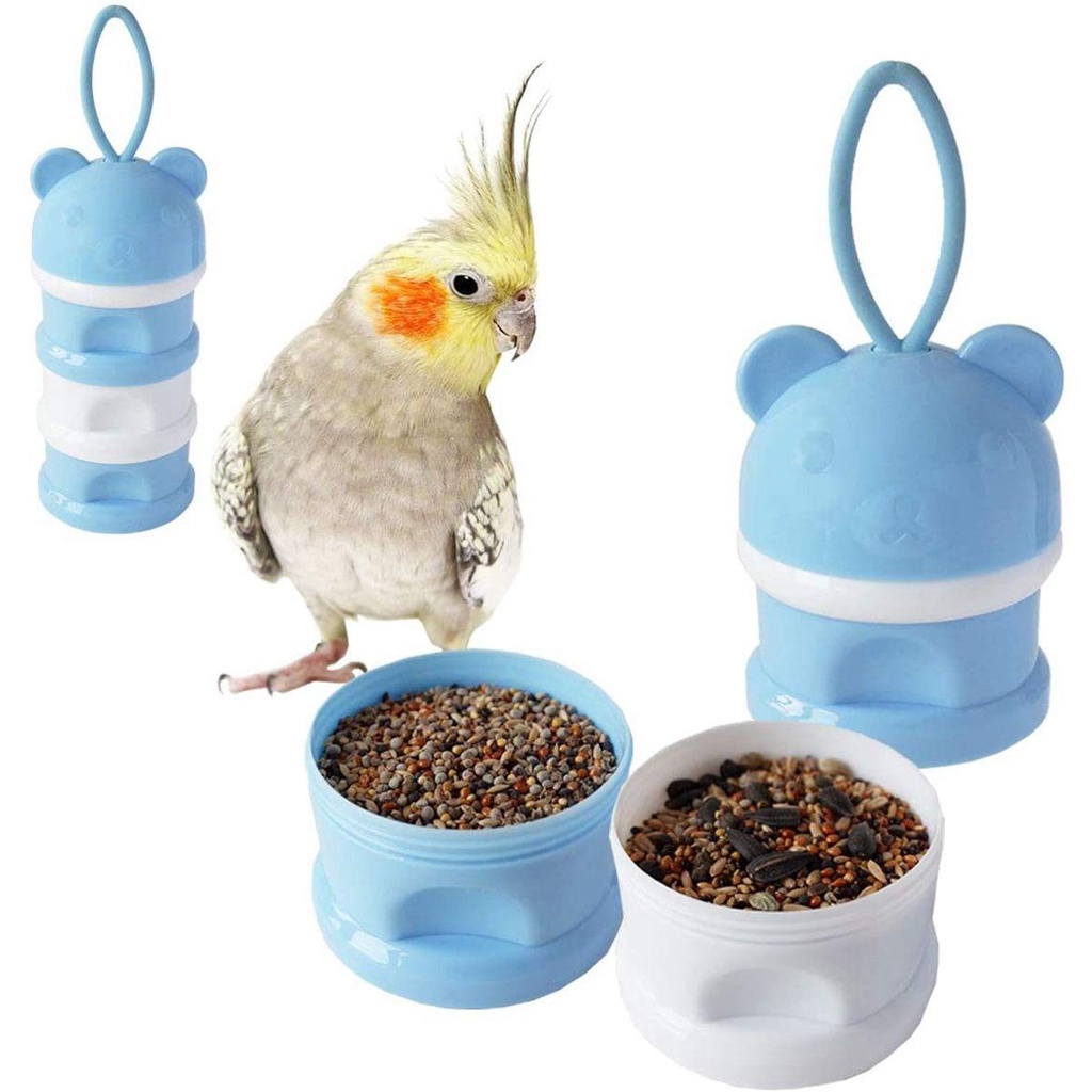 Hộp Nhựa Nhiều Tầng Đựng Thức Ăn Cho Chuột Hamster