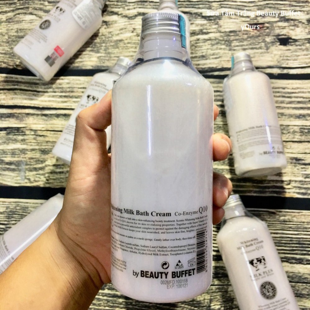 [Auth Thái] Sữa Tắm Trắng Da Bò Thái Beauty Buffet Scentio Milk Plus Whitening Q10 - Giúp Trắng và Cấp Ẩm - 450ml P5