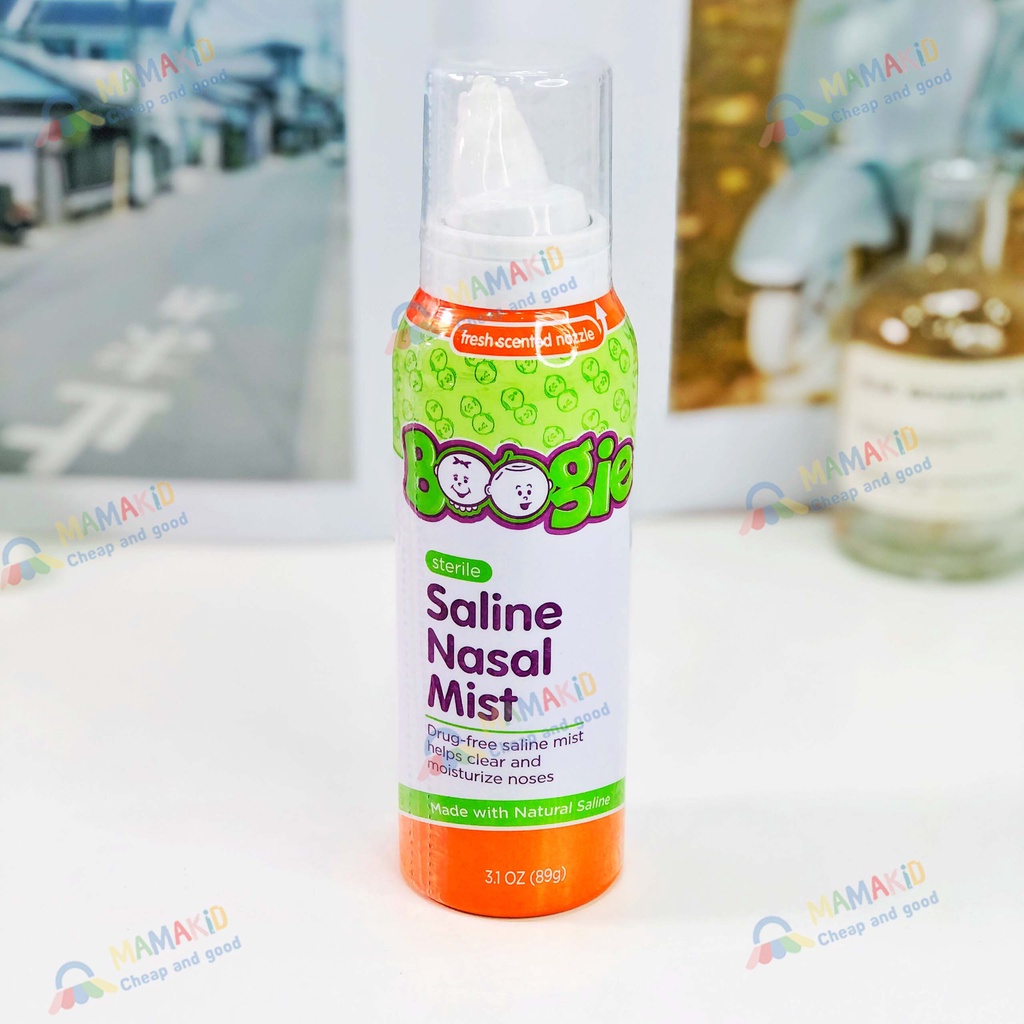 Xịt mũi Boogie Mist giảm nghẹt mũi cho bé