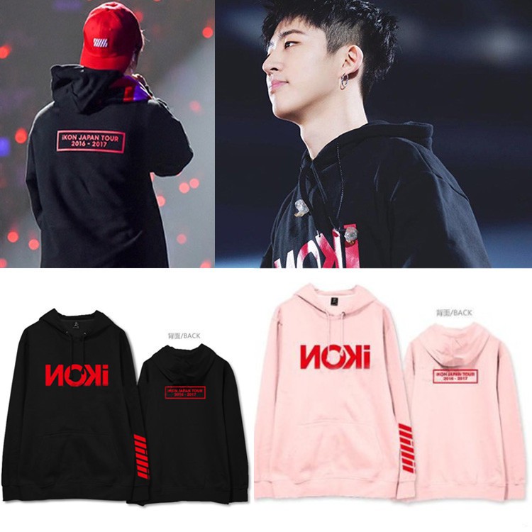 Áo Hoodie In Hình Nhóm Nhạc Ikon