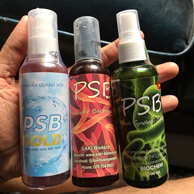 COMBO 3 LOẠI PSB THIẾT LẬP VI SINH CHO HỒ CÁ NON BỘ