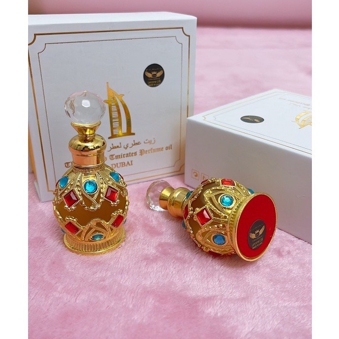 Nước Hoa Nam Nữ, Tinh Dầu Nước Hoa Dubai Lọ Tròn 15ml Chính Hãng Thơm Lâu Quyễn Rũ Lưu Hương 16 - 24h