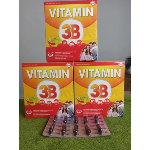 Viên uống Vitamin 3B  Hộp 100 viên nang mềm