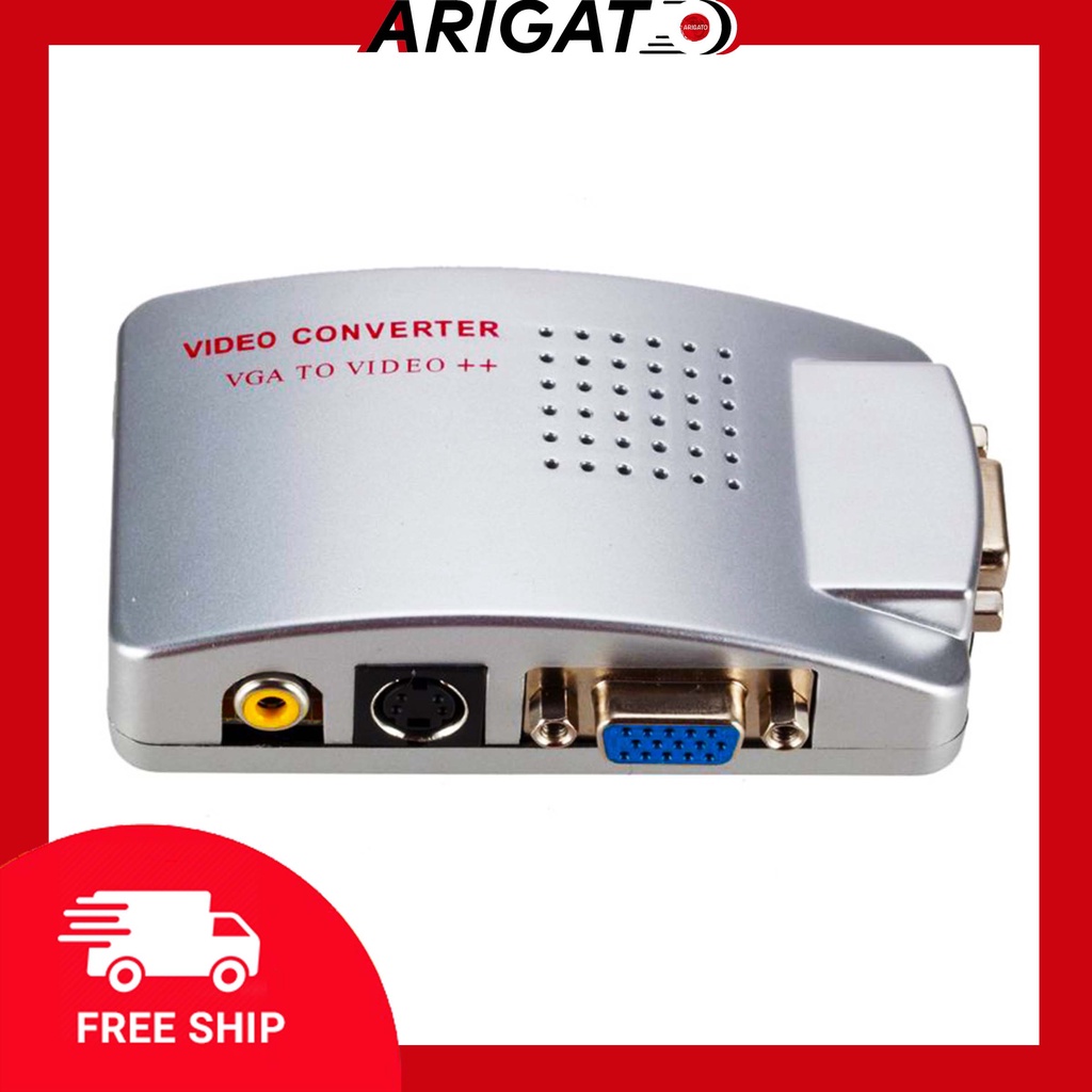 Bộ Chuyển Vga To Hdmi (Sắt), Bộ Chuyển Vga Ra Hdmi Sắt Chất Lượng Cao Arigato Đảm Bảo Chất Lượng