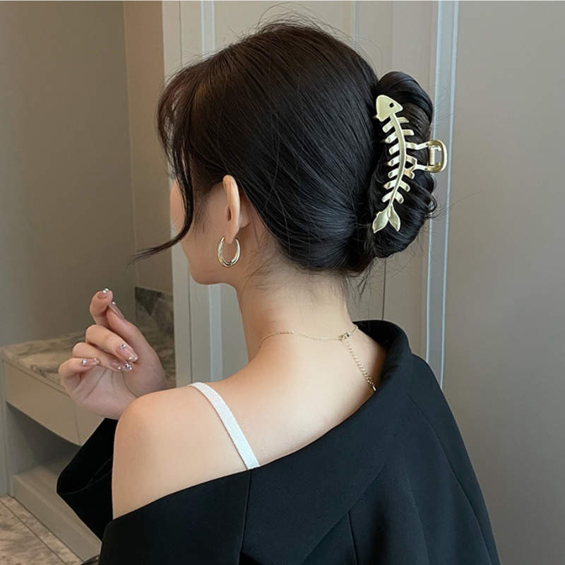Kẹp TóC HìNh Chú Cua ĐíNh NgọC Trai Giả ThờI Trang Cho Nữ