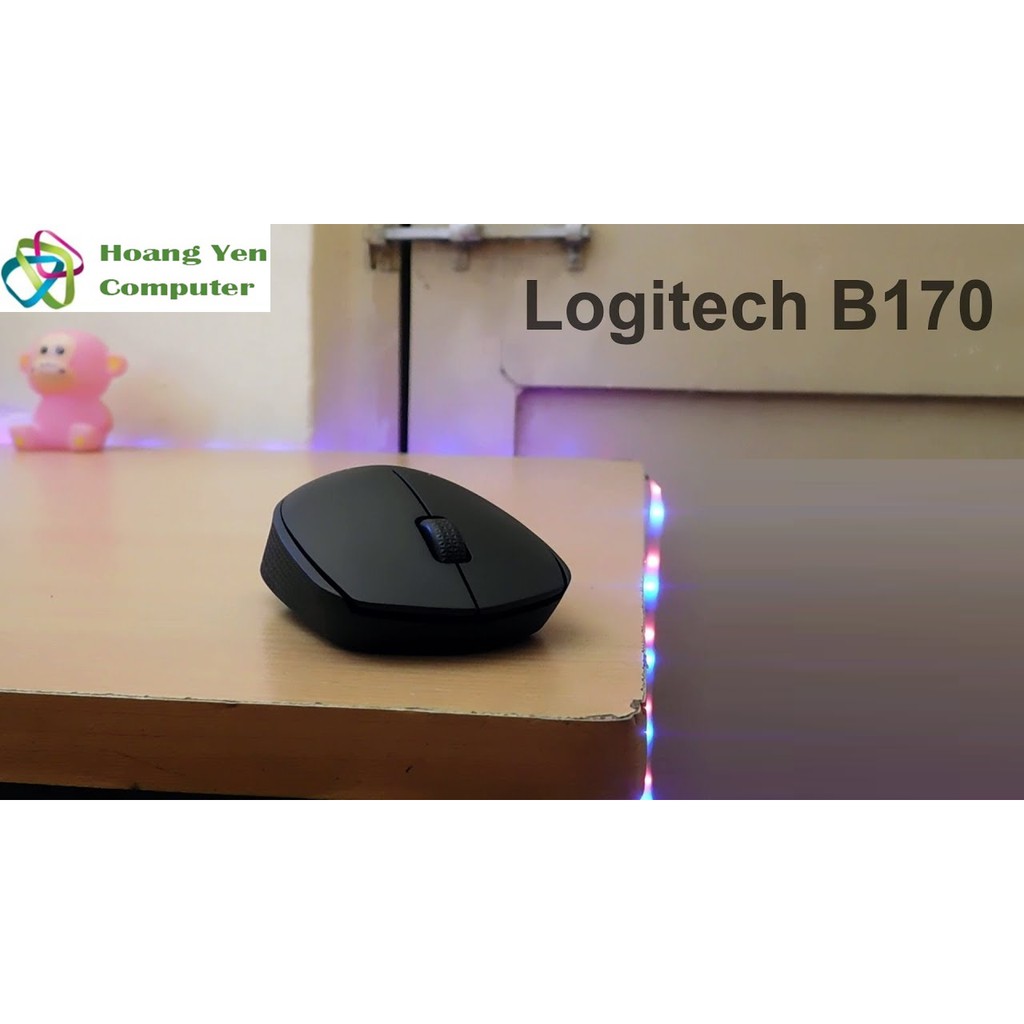 Chuột Không Dây Logitech B170 1000DPI - BH 1 Năm Chính Hãng - Hoàng Yến Computer