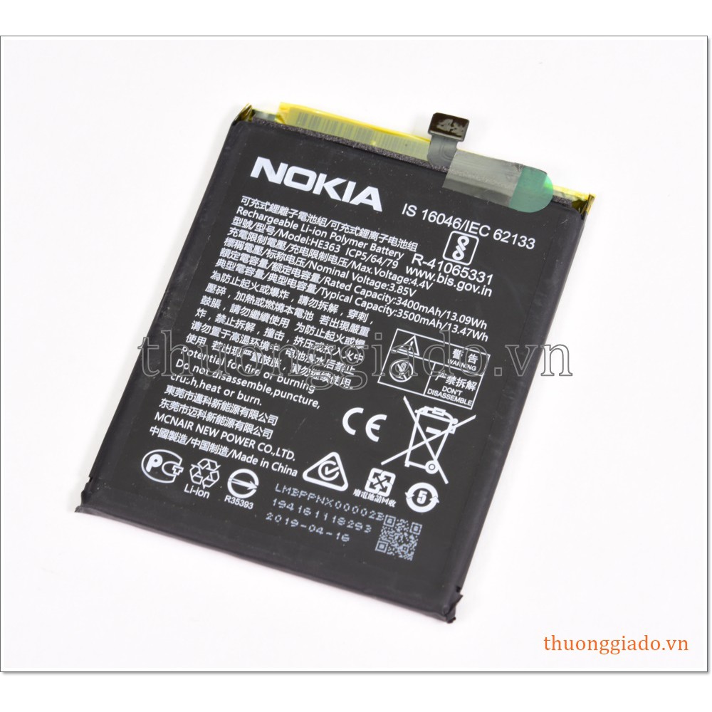 PIN NOKIA X7 (2018), NOKIA 7.1 PLUS, NOKIA 8.1, NOKIA 3.1 PLUS (NOKIA HE363)