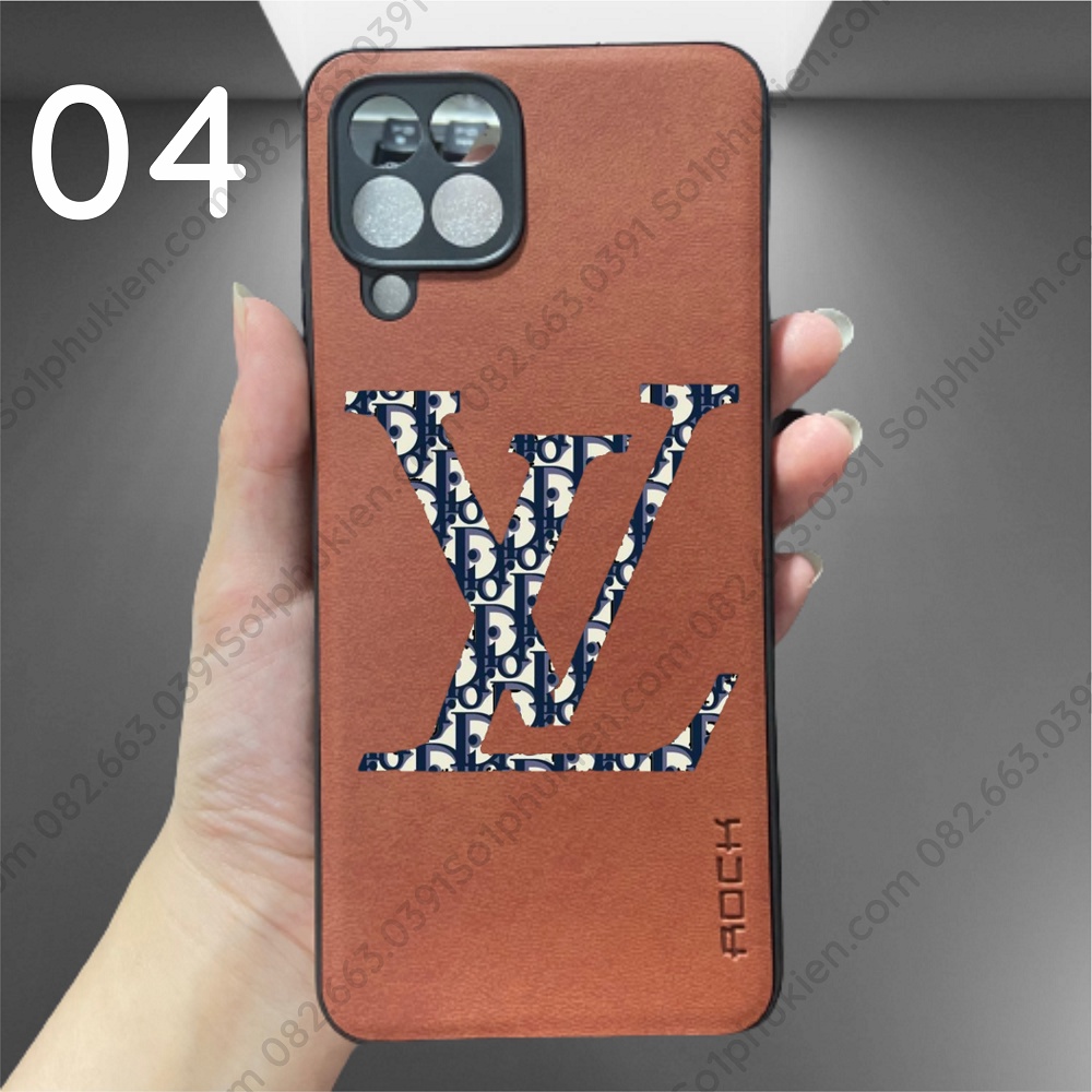 Ốp lưng da cao cấp Samsung M33 5G / M53 5G in hình logo sang trọng, sắc nét, thời trang