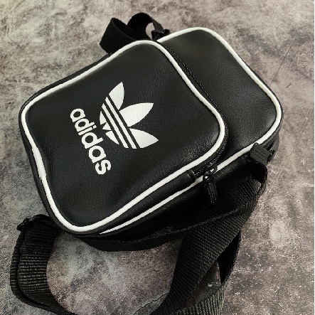 Túi Đeo Chéo Adidas Đen Vintage Mini Bag Classic Black Full Tag Code