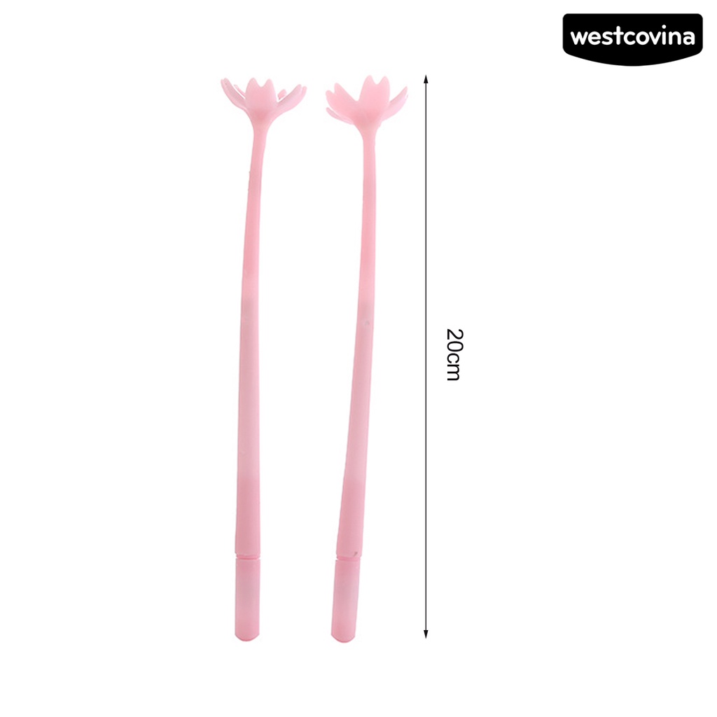 [Hot]✍Set 100 Bút Gel 0.5mm Hình Bông Hoa Dễ Thương