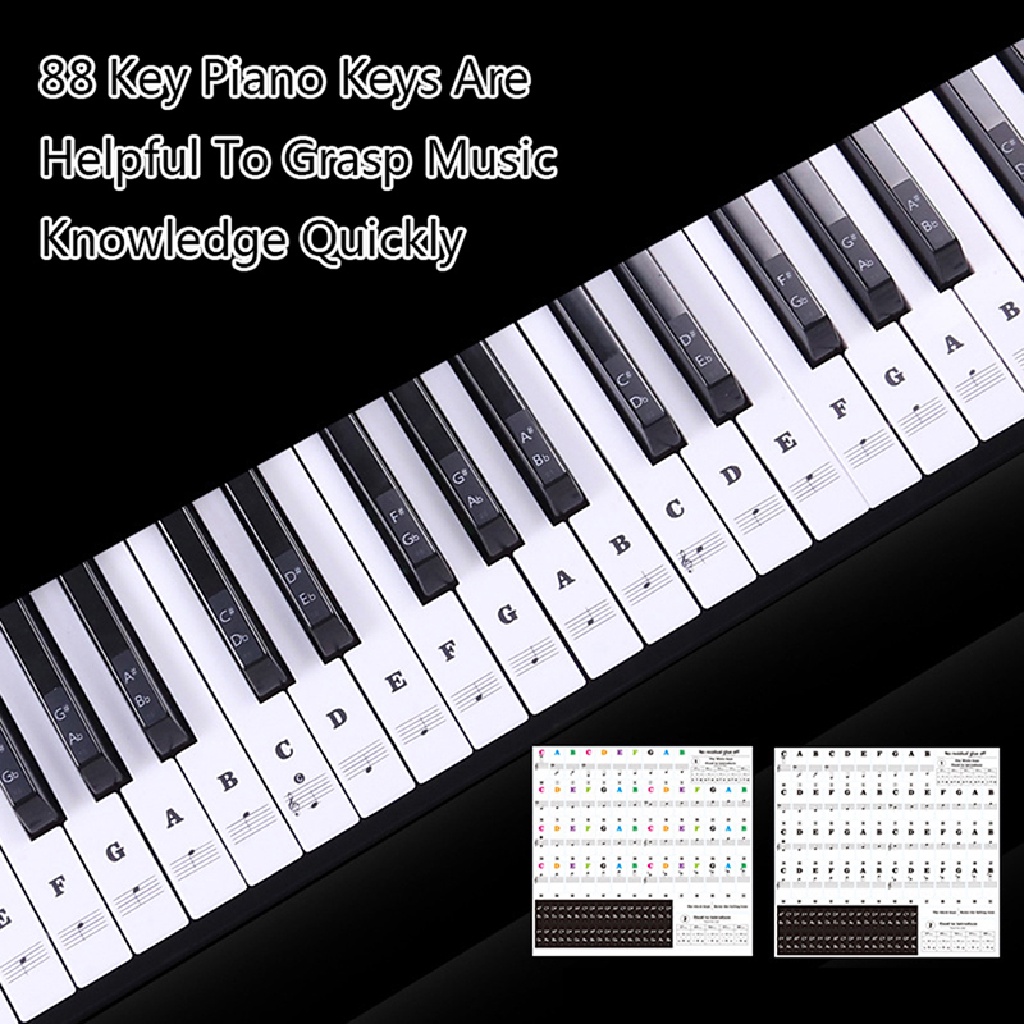 Miếng Dán Tên Bàn Phím Đàn Piano Điện Tử 61 88 / 3 Nút