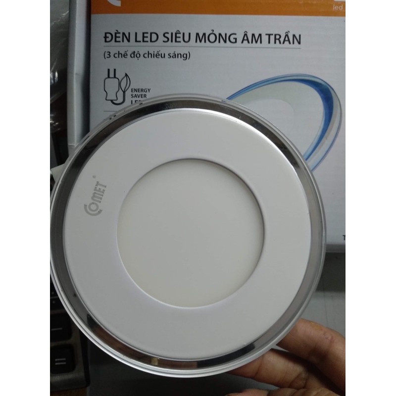 Đèn led âm trần 9w 3 chế độ.Chính hãng  Comet việt nam