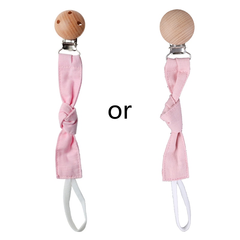 Giá Đỡ Núm Vú Giả Bằng Vải Cotton Dạng Kẹp Tiện Lợi Dành Cho Em Bé