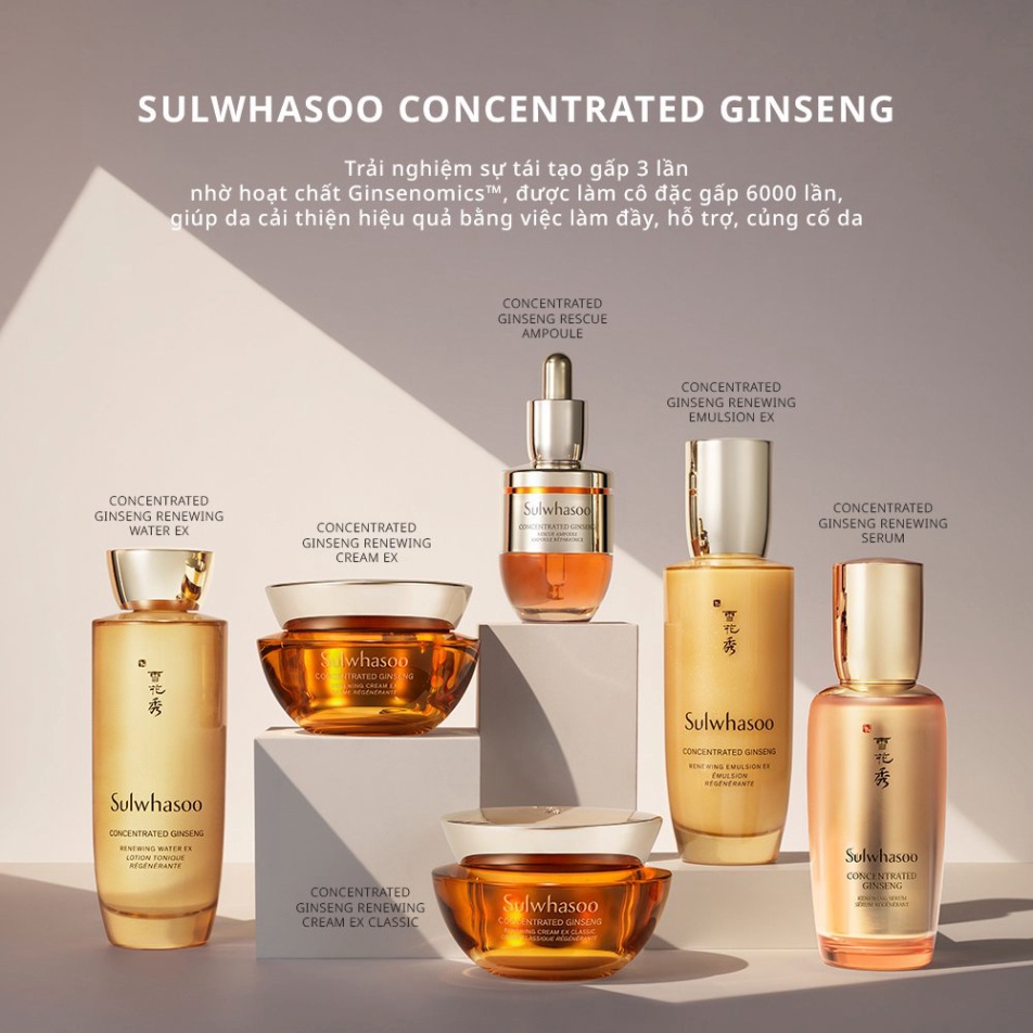 [Hiếm - mini 5ml] Kem nhân sâm Sulwhasoo chống lão hoá mạnh mẽ, trẻ hóa da toàn diện - Sulwhasoo CGR Cream EX