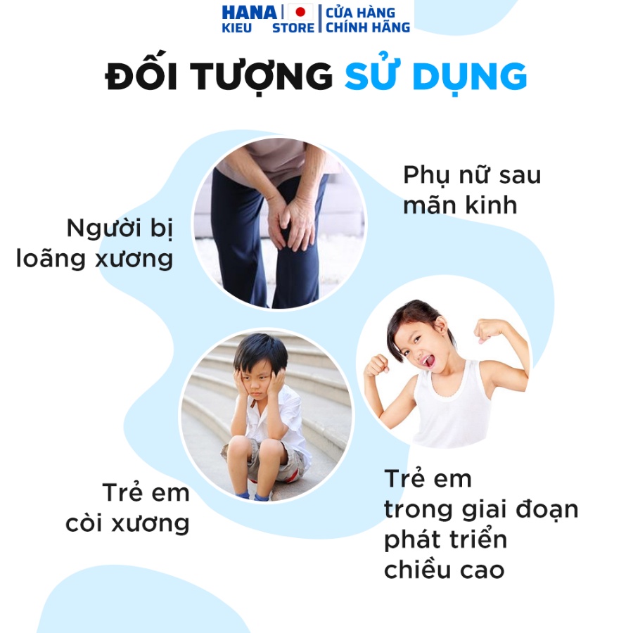 Viên uống Bổ sung Canxi DHC Calcium + CBP tăng chiều cao, xương chắc khỏe 30 Ngày  và 90 Ngày