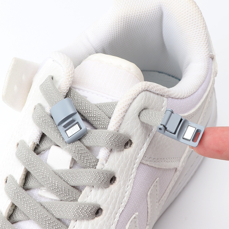 Dây Buộc Giày Co Giãn Không Cần Buộc Tiện Dụng Cho Người Lớn Và Trẻ Em