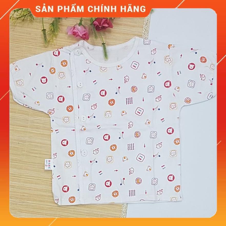 Áo Sơ Sinh Cộc Tay Baby born Hoa Cho Bé