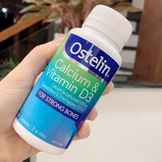 Ostelin Vitamin D & Calcium cho bà bầu 130v ( hàng đầy đủ Bill )