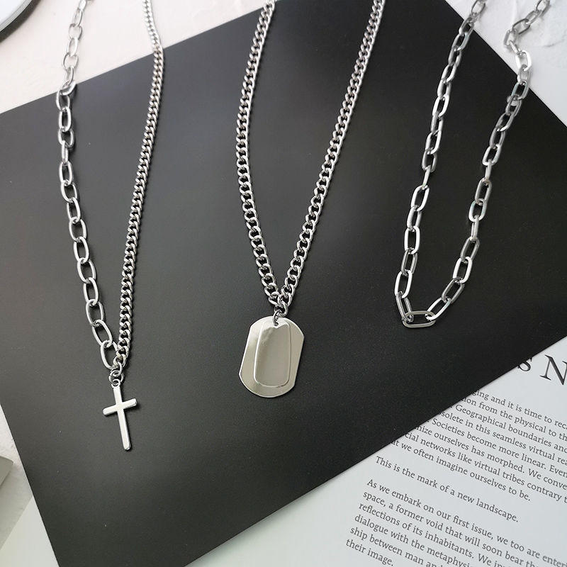 Dây chuyền nhiều lớp phong cách hiphop thời trang