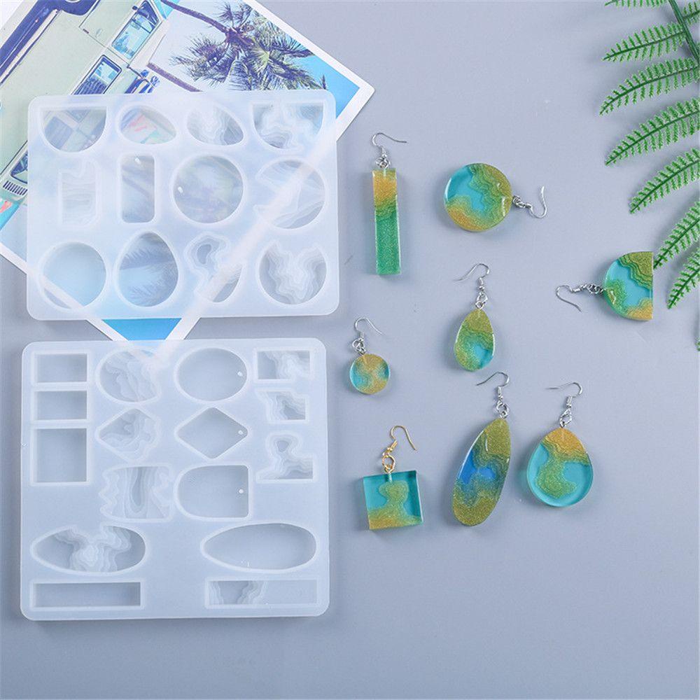 Khuôn Silicone Tạo Hình Làm Mặt Vòng cổ Hình Hòn Đảo Mini