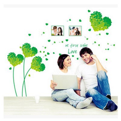 Miếng dán tường hình hoa bồ công anh tháo gỡ