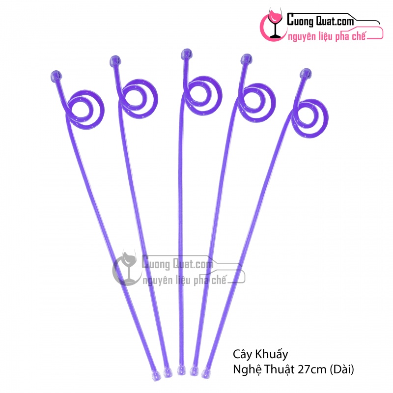 Cây Khuấy Nghệ Thuật 27cm Dài (Giao Màu Ngẫu Nhiên)
