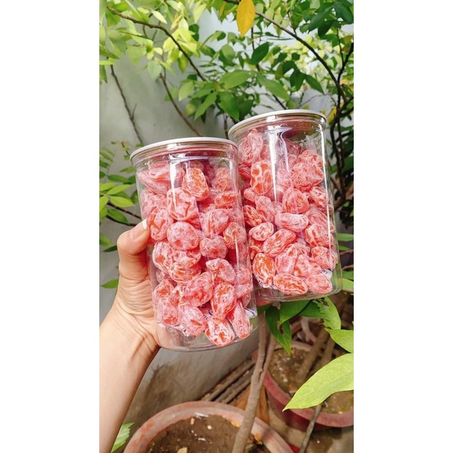 1KG Ô MAI XÍ MUỘI ĐÀO HỒNG PHẤN CHUA NGỌT
