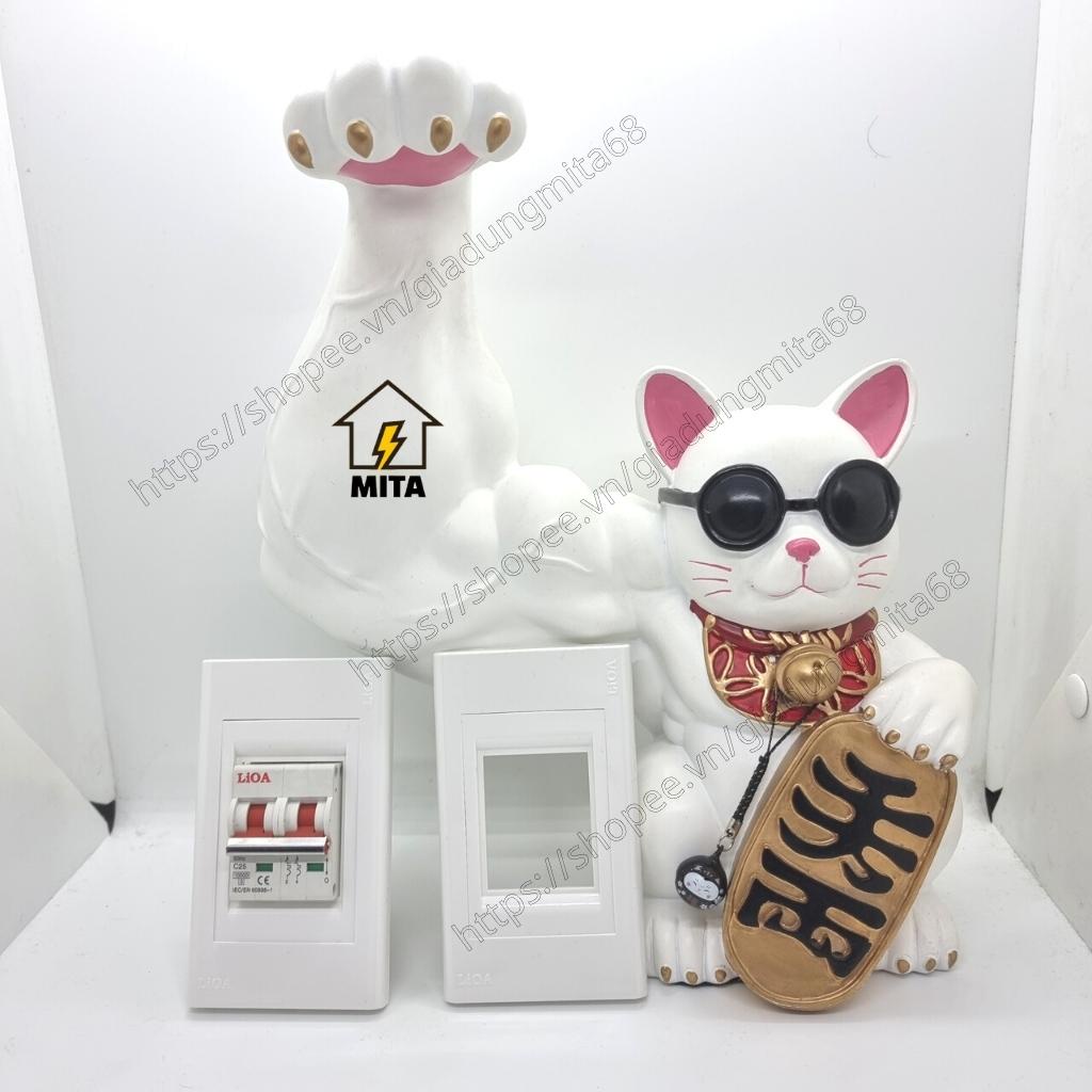 Mặt và Hộp chứa aptomat LiOA dùng cho át đơn, át đôi, át khối - MITA